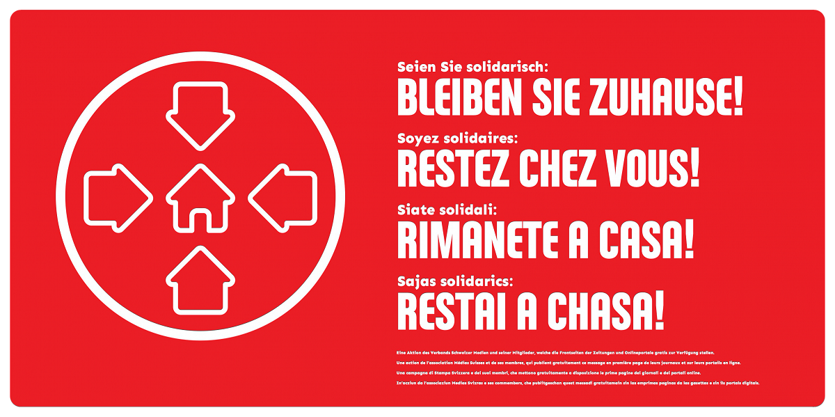 Stay at home announcement